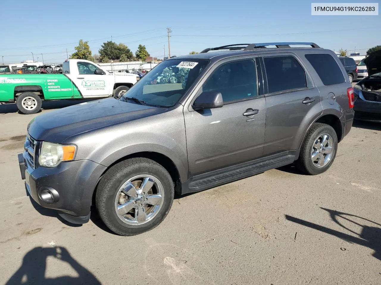 2009 Ford Escape Limited VIN: 1FMCU94G19KC26283 Lot: 75227644