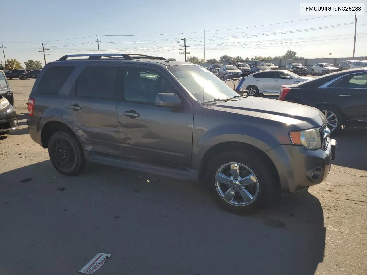 2009 Ford Escape Limited VIN: 1FMCU94G19KC26283 Lot: 75227644