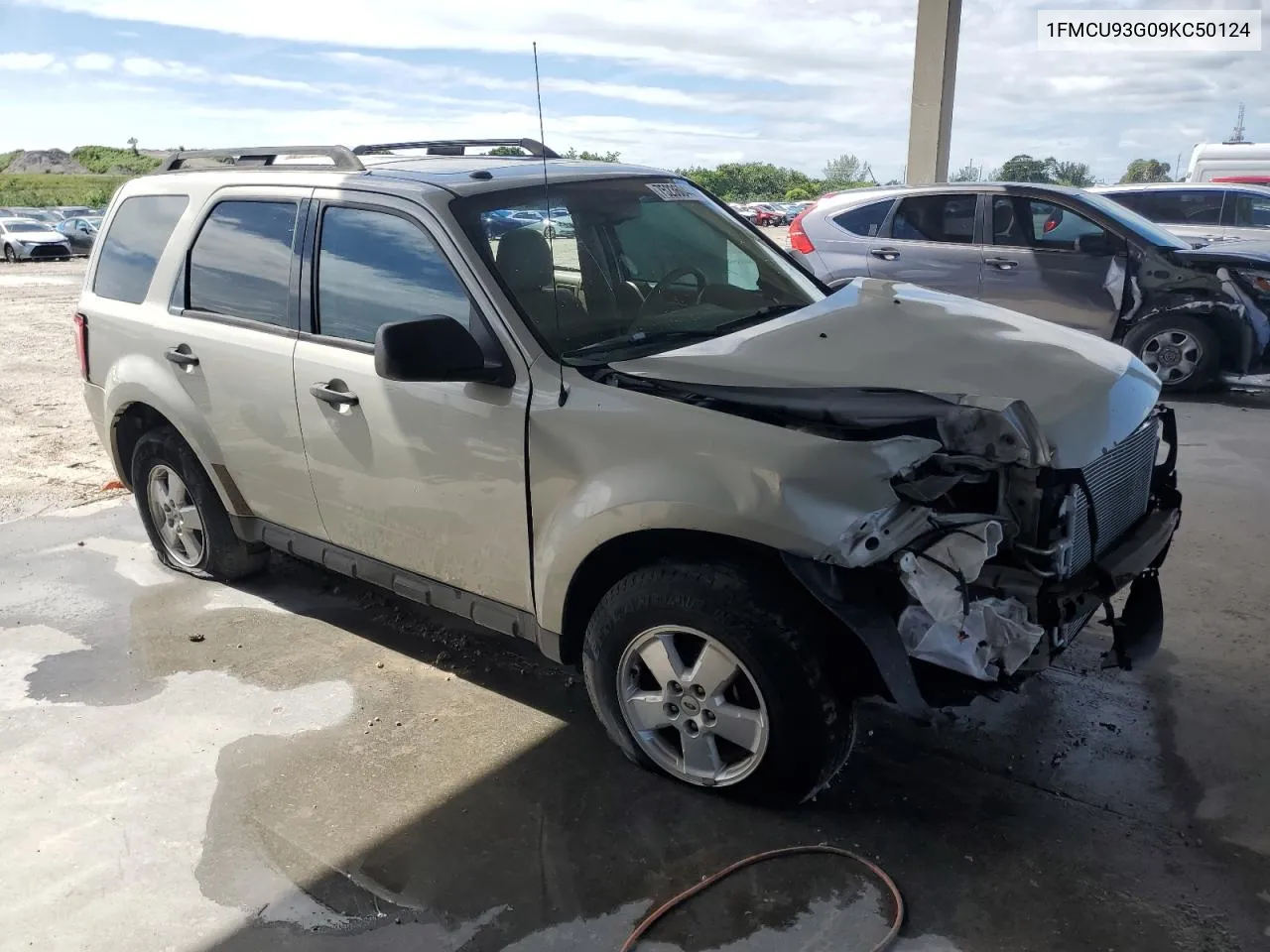 2009 Ford Escape Xlt VIN: 1FMCU93G09KC50124 Lot: 75236044