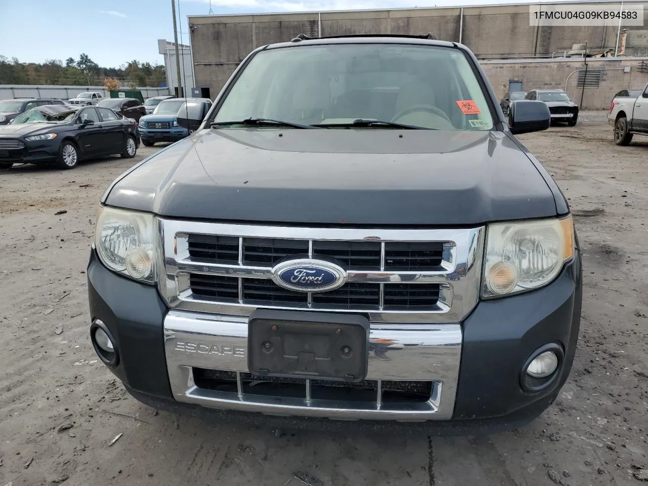 2009 Ford Escape Limited VIN: 1FMCU04G09KB94583 Lot: 75605084