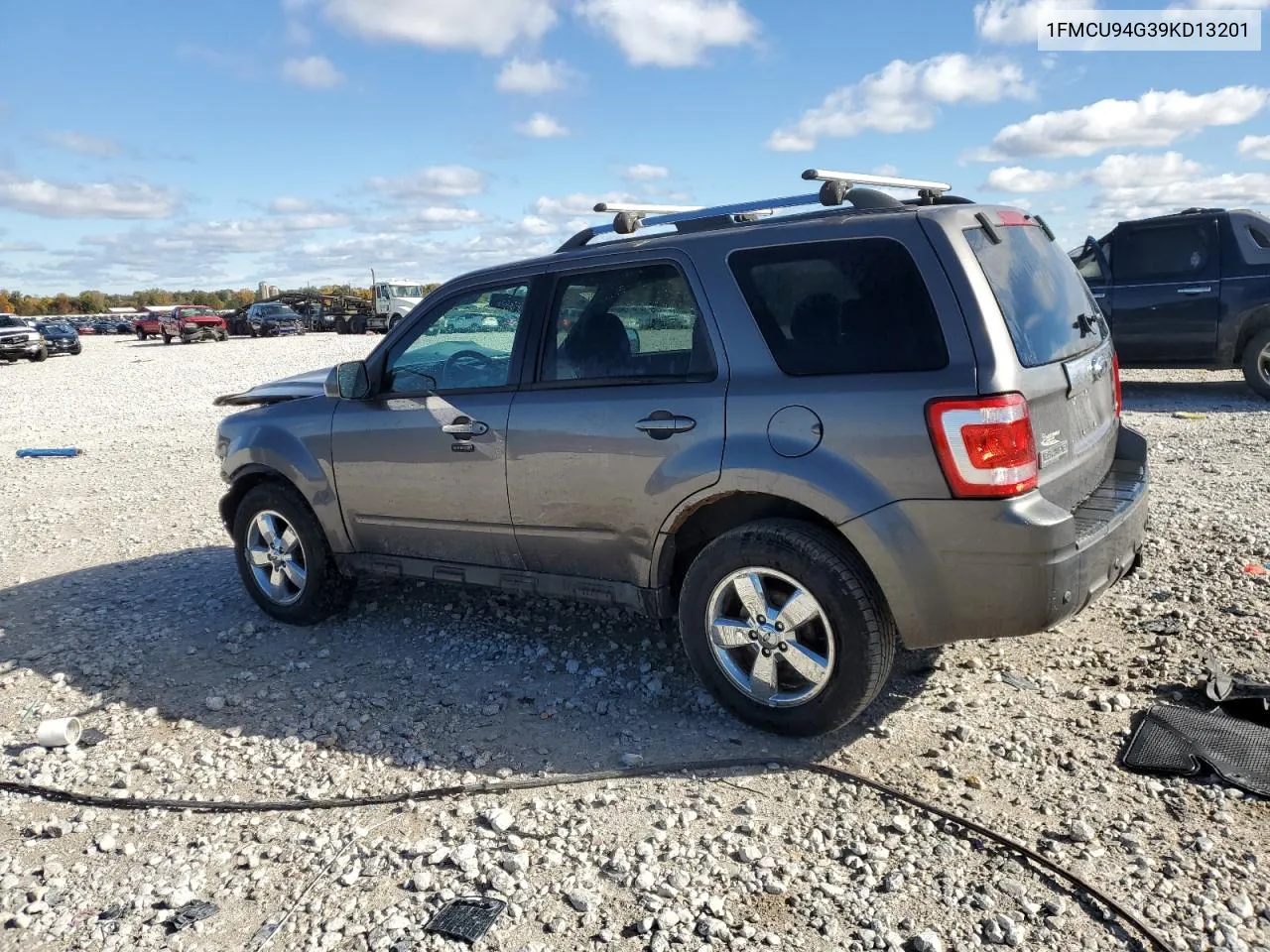 2009 Ford Escape Limited VIN: 1FMCU94G39KD13201 Lot: 75735434