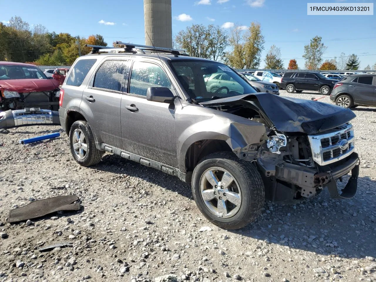 2009 Ford Escape Limited VIN: 1FMCU94G39KD13201 Lot: 75735434