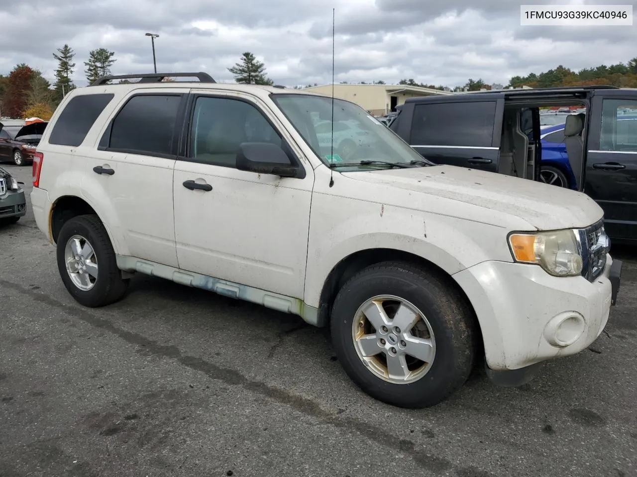 2009 Ford Escape Xlt VIN: 1FMCU93G39KC40946 Lot: 76629654