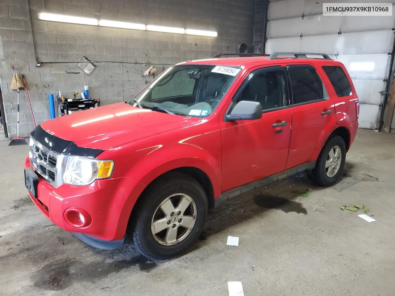 2009 Ford Escape Xlt VIN: 1FMCU937X9KB10968 Lot: 76759054