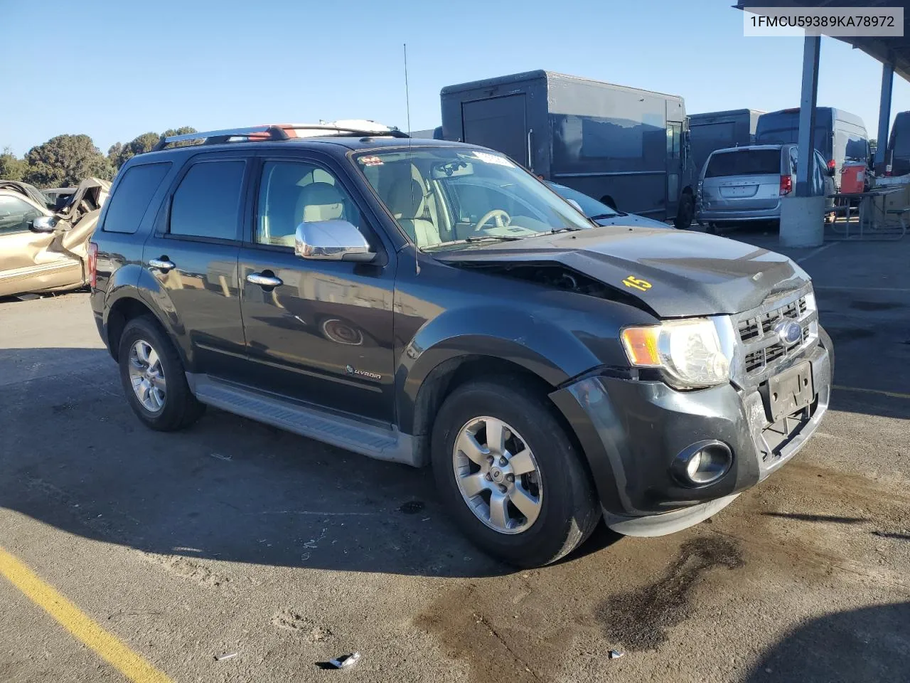 2009 Ford Escape Hybrid VIN: 1FMCU59389KA78972 Lot: 76760824