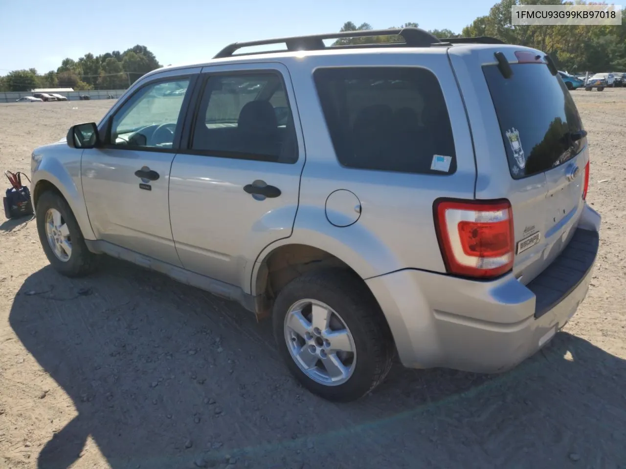 2009 Ford Escape Xlt VIN: 1FMCU93G99KB97018 Lot: 76827694