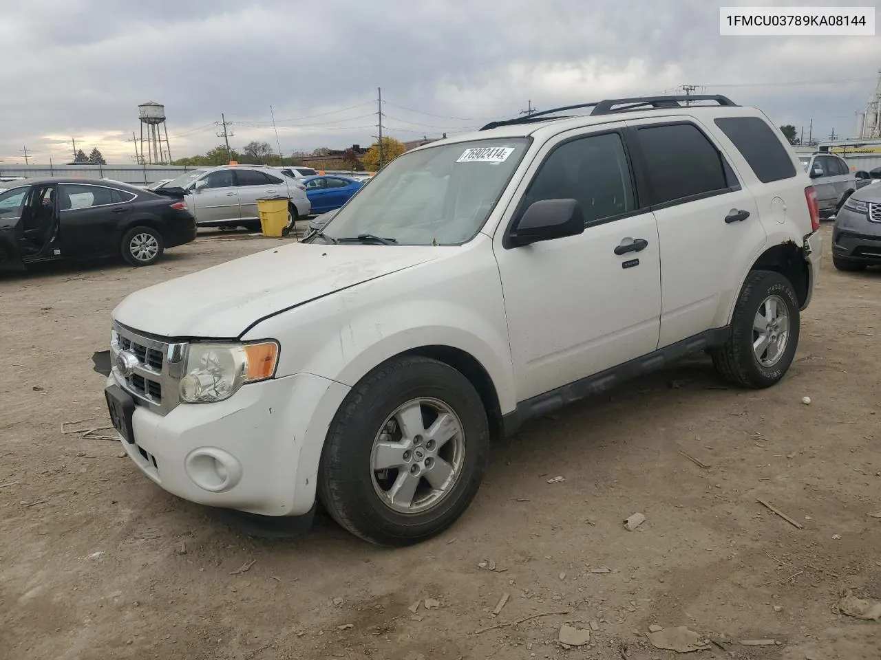 2009 Ford Escape Xlt VIN: 1FMCU03789KA08144 Lot: 76902414