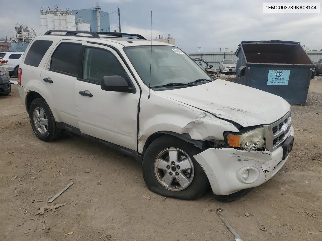 2009 Ford Escape Xlt VIN: 1FMCU03789KA08144 Lot: 76902414