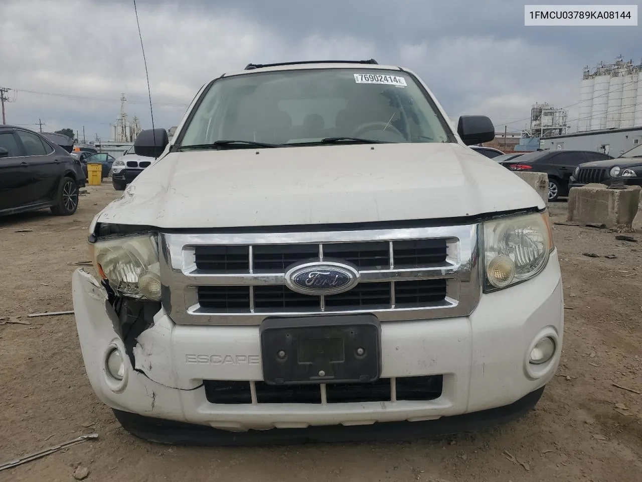 2009 Ford Escape Xlt VIN: 1FMCU03789KA08144 Lot: 76902414