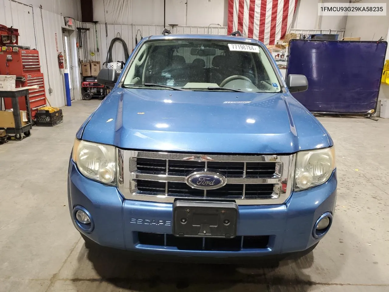 2009 Ford Escape Xlt VIN: 1FMCU93G29KA58235 Lot: 77198784