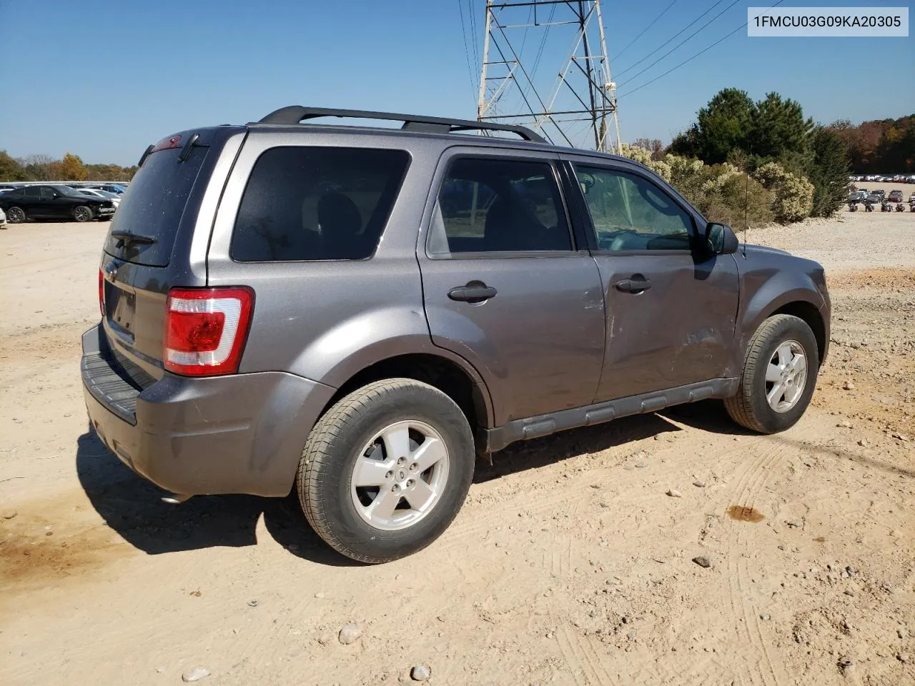 2009 Ford Escape Xlt VIN: 1FMCU03G09KA20305 Lot: 77343794