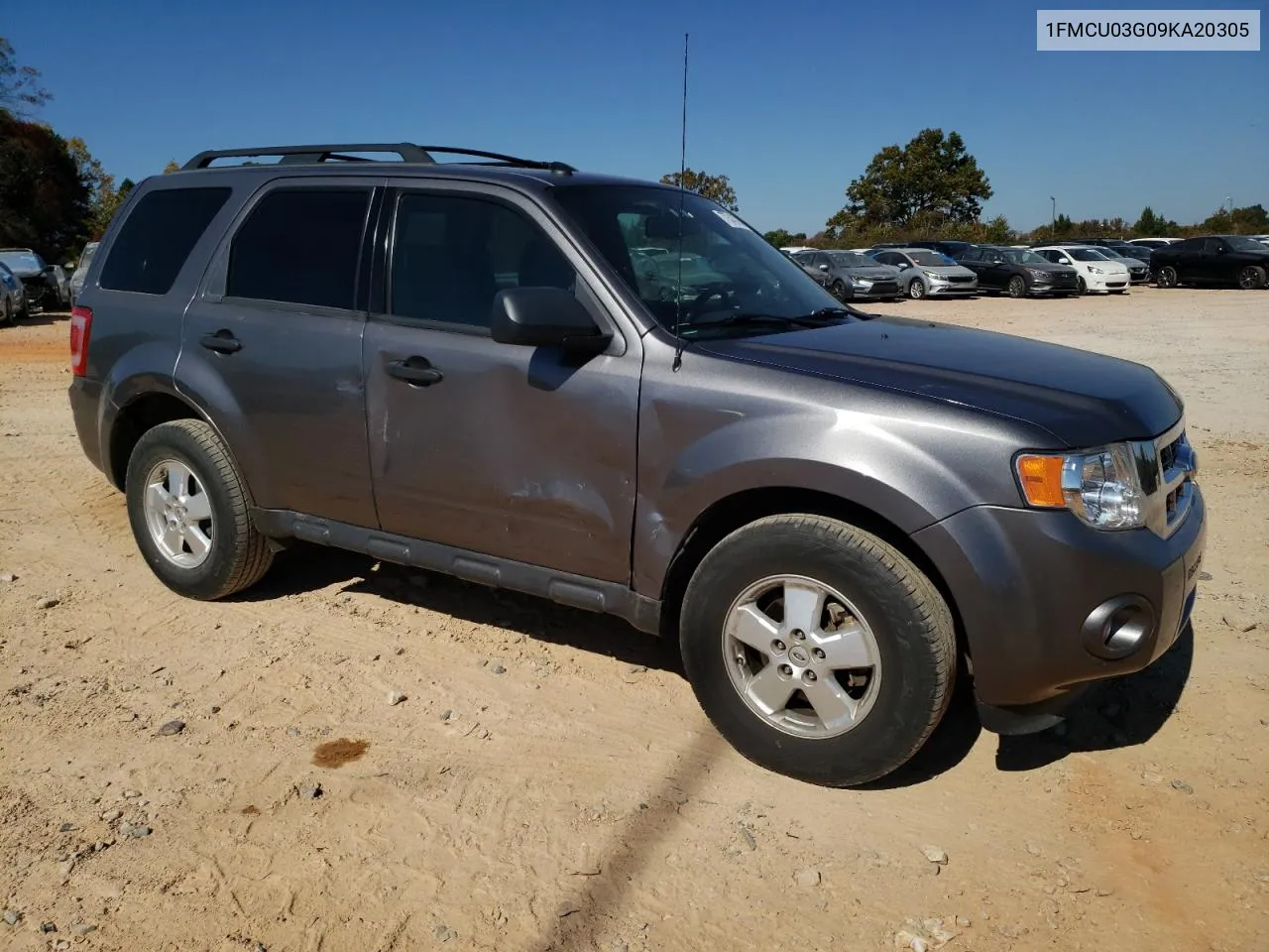 2009 Ford Escape Xlt VIN: 1FMCU03G09KA20305 Lot: 77343794