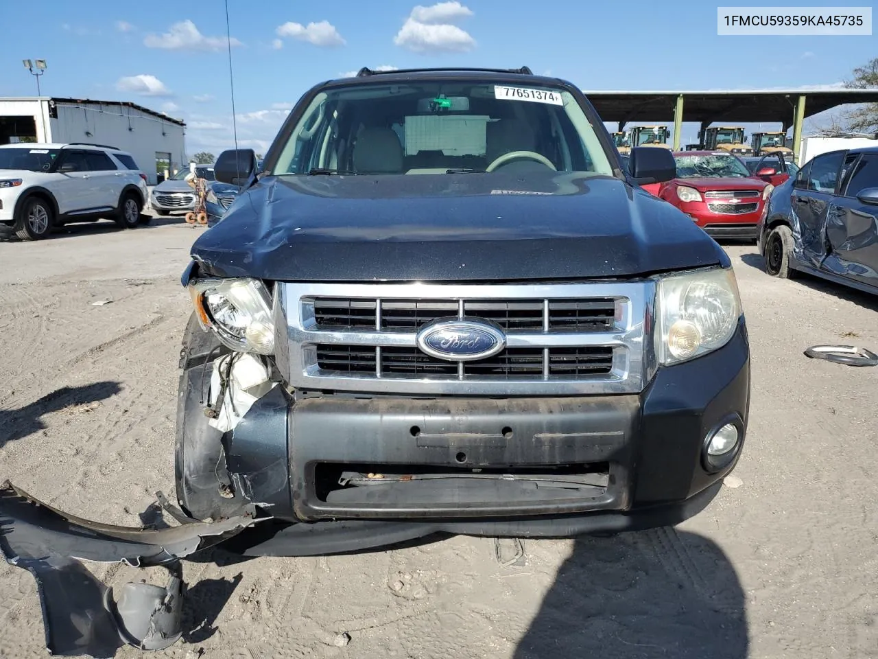 2009 Ford Escape Hybrid VIN: 1FMCU59359KA45735 Lot: 77651374