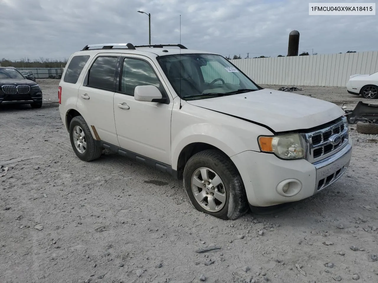 2009 Ford Escape Limited VIN: 1FMCU04GX9KA18415 Lot: 78212434