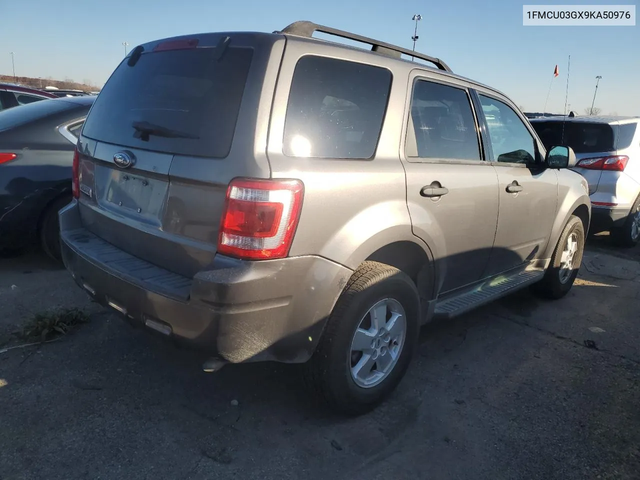 2009 Ford Escape Xlt VIN: 1FMCU03GX9KA50976 Lot: 78402294