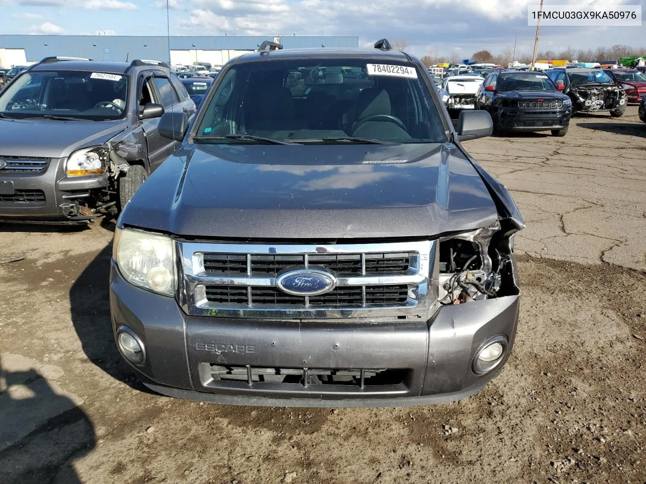 2009 Ford Escape Xlt VIN: 1FMCU03GX9KA50976 Lot: 78402294