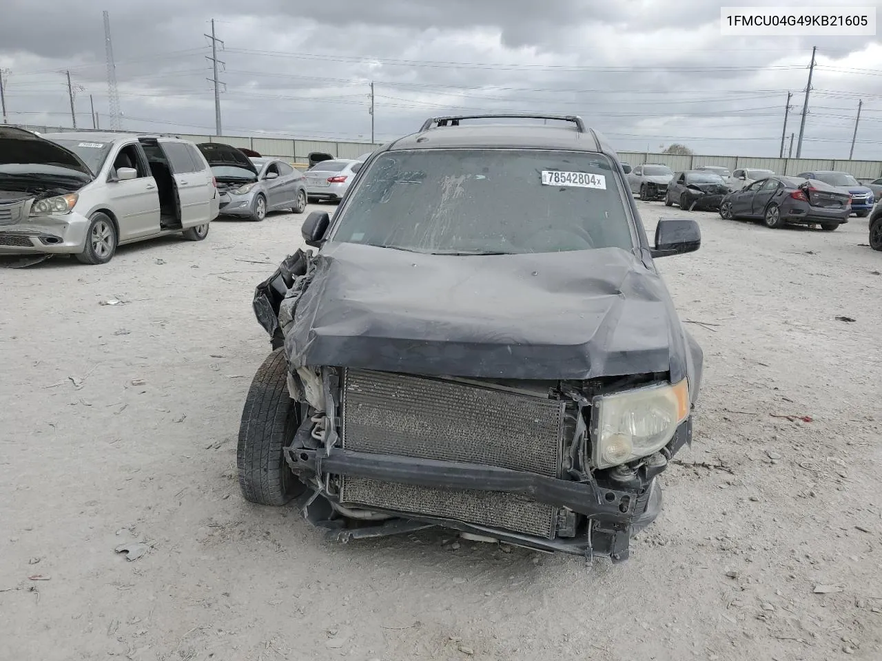 2009 Ford Escape Limited VIN: 1FMCU04G49KB21605 Lot: 78542804