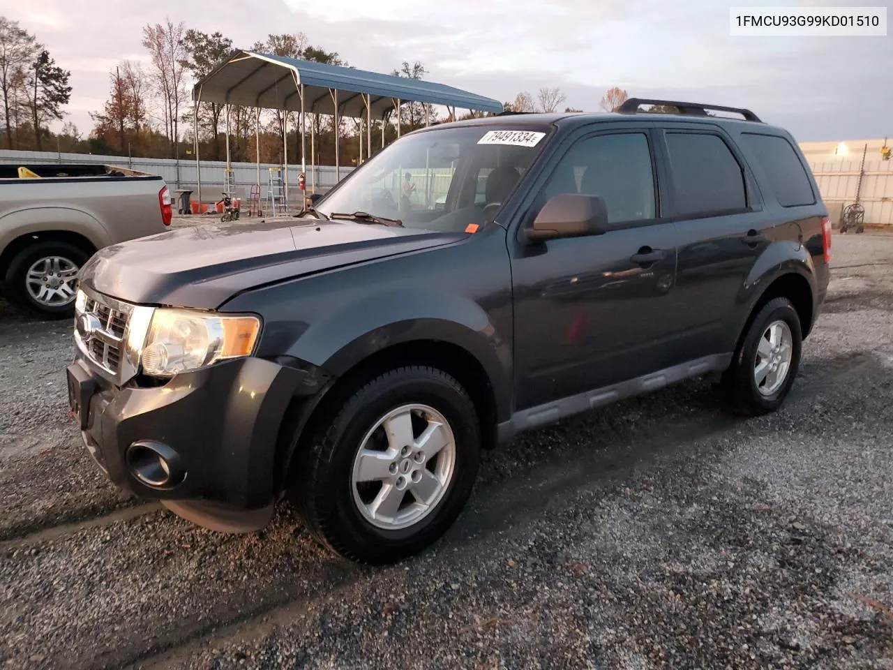 2009 Ford Escape Xlt VIN: 1FMCU93G99KD01510 Lot: 79491334