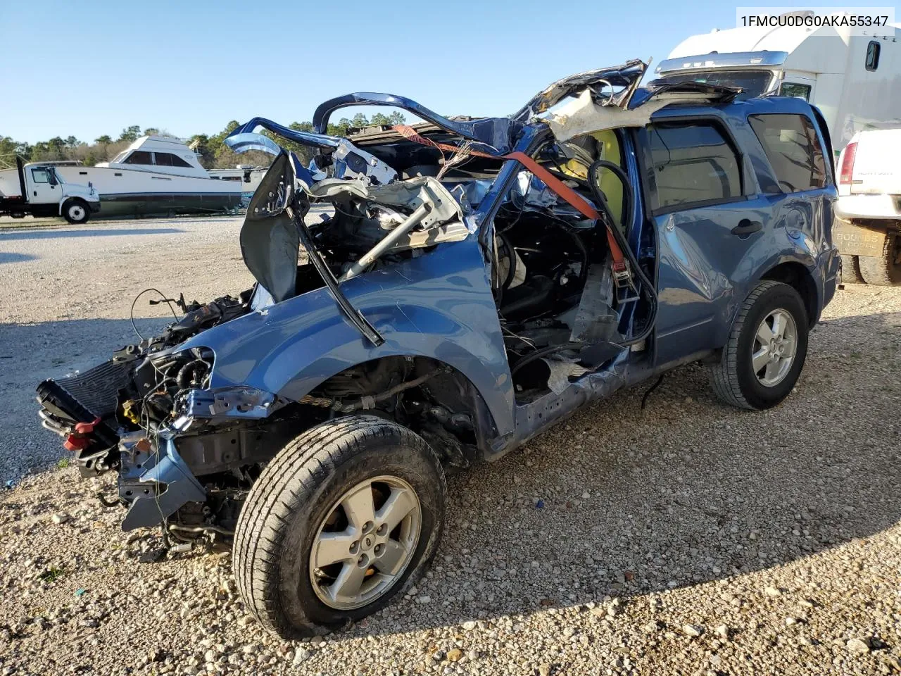 2010 Ford Escape Xlt VIN: 1FMCU0DG0AKA55347 Lot: 42415094