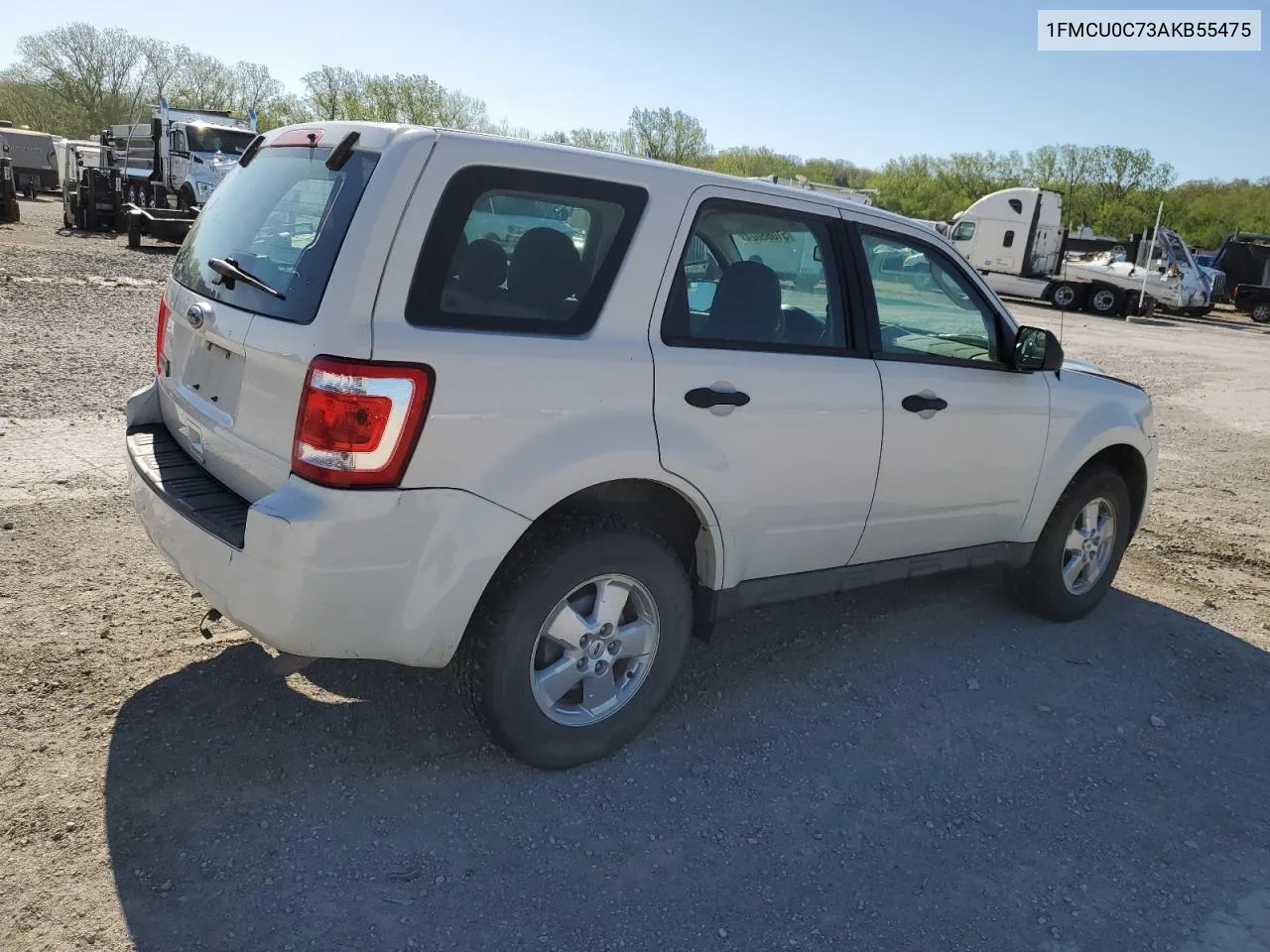 2010 Ford Escape Xls VIN: 1FMCU0C73AKB55475 Lot: 51086024