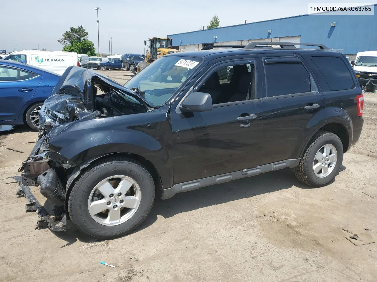 2010 Ford Escape Xlt VIN: 1FMCU0D76AKC63765 Lot: 54717554