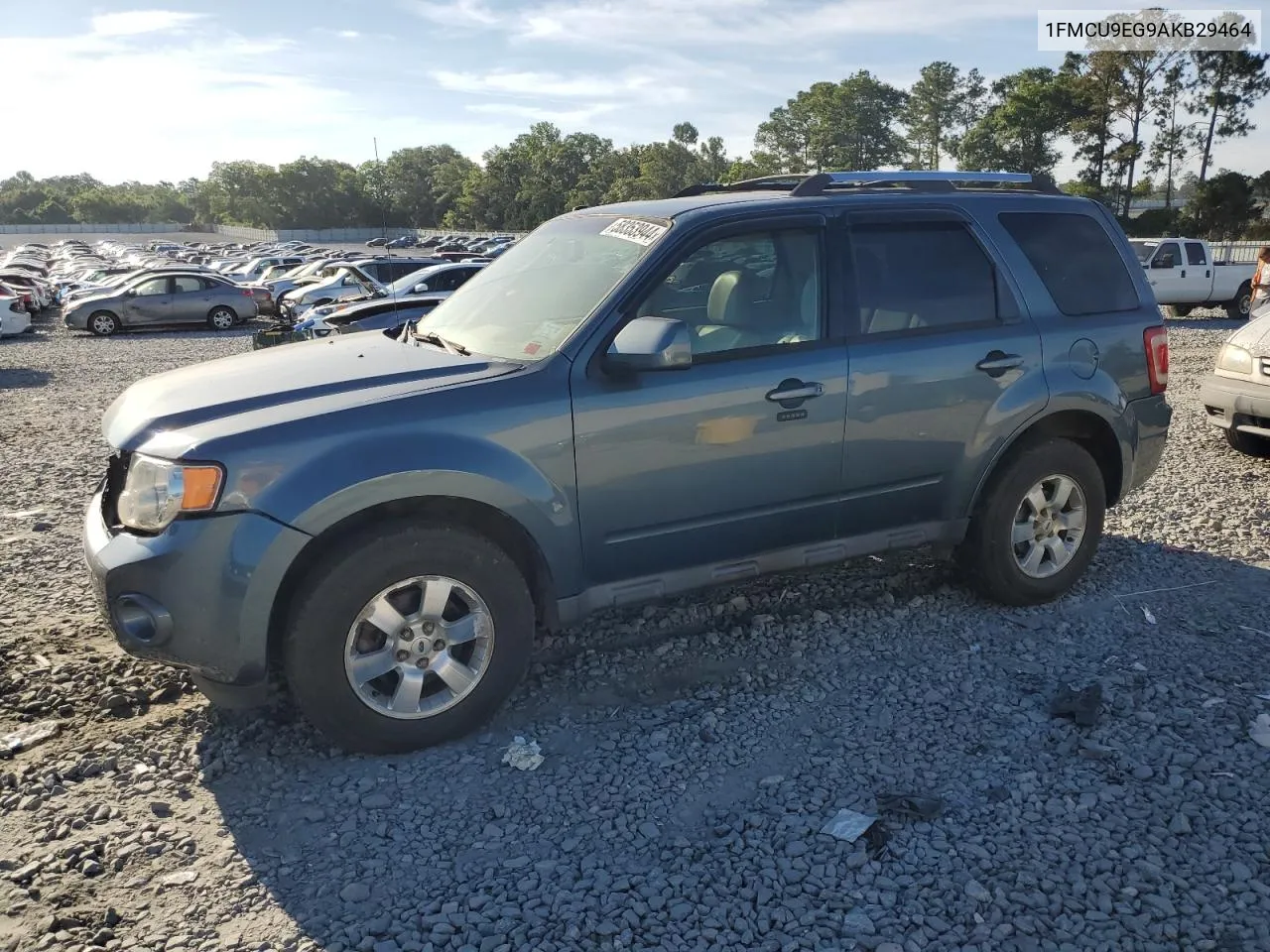 2010 Ford Escape Limited VIN: 1FMCU9EG9AKB29464 Lot: 58353944