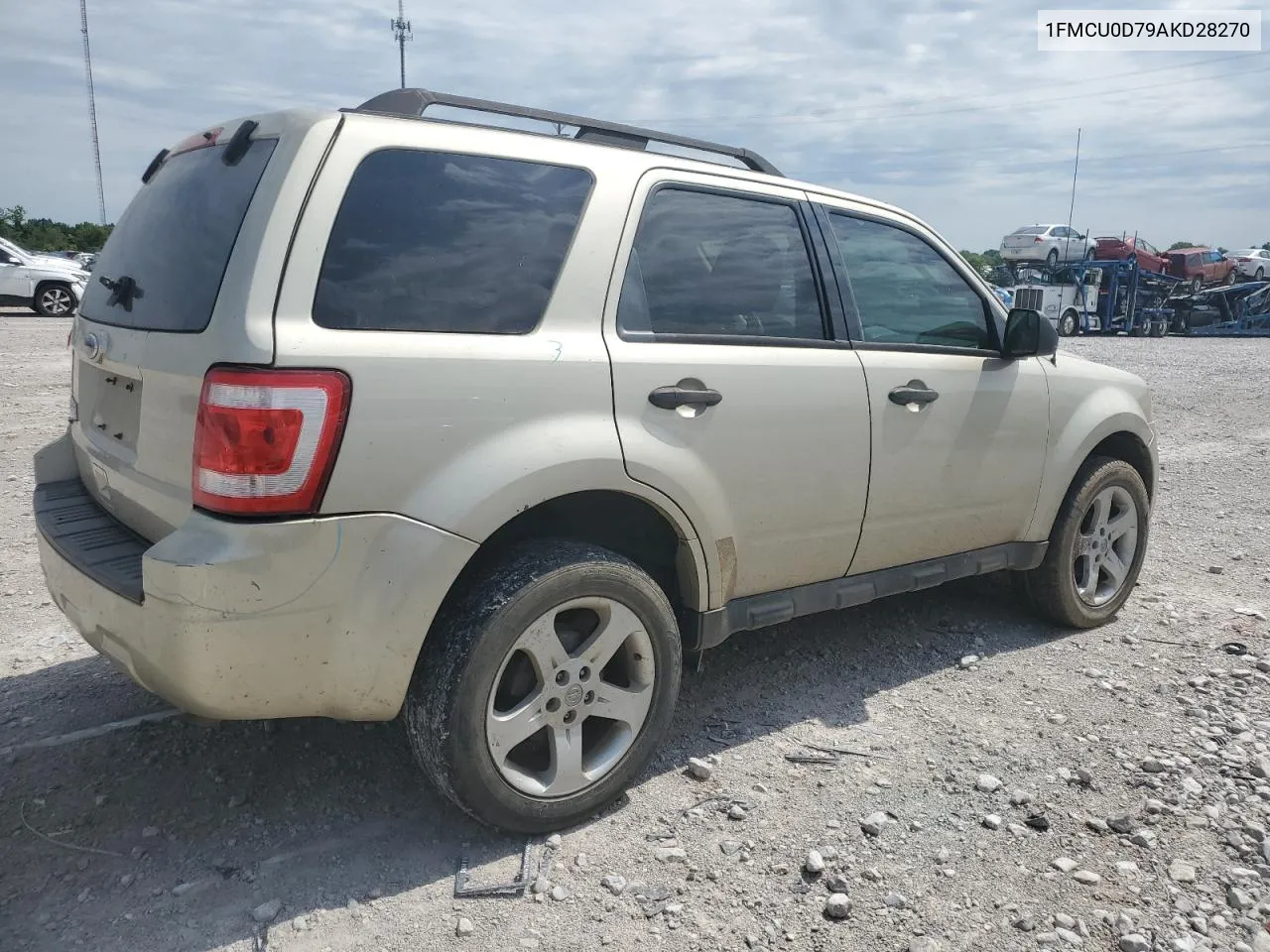 2010 Ford Escape Xlt VIN: 1FMCU0D79AKD28270 Lot: 60810504