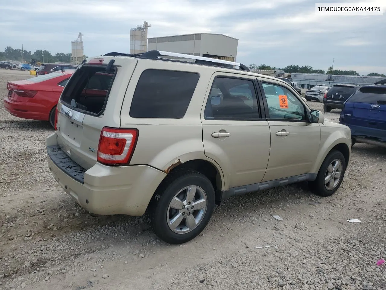 2010 Ford Escape Limited VIN: 1FMCU0EG0AKA44475 Lot: 62364764