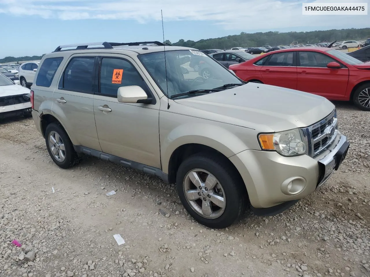 2010 Ford Escape Limited VIN: 1FMCU0EG0AKA44475 Lot: 62364764