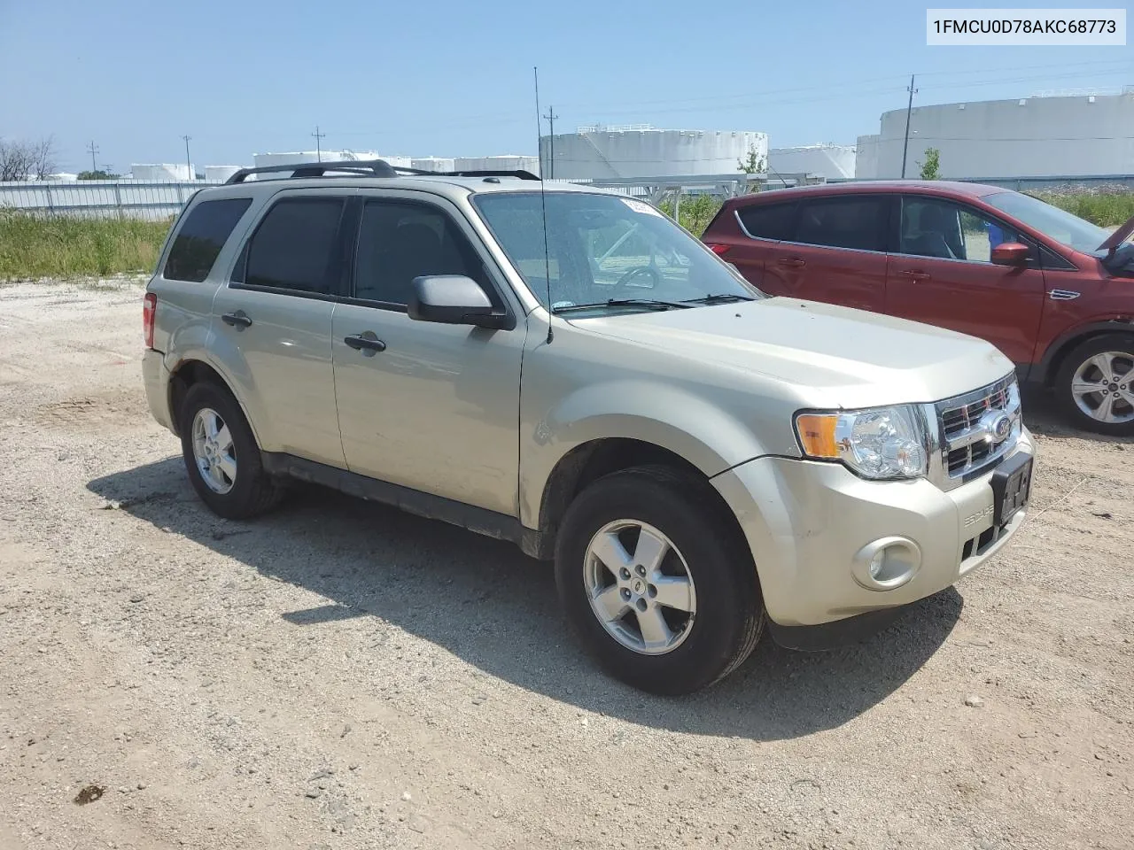 2010 Ford Escape Xlt VIN: 1FMCU0D78AKC68773 Lot: 62899174