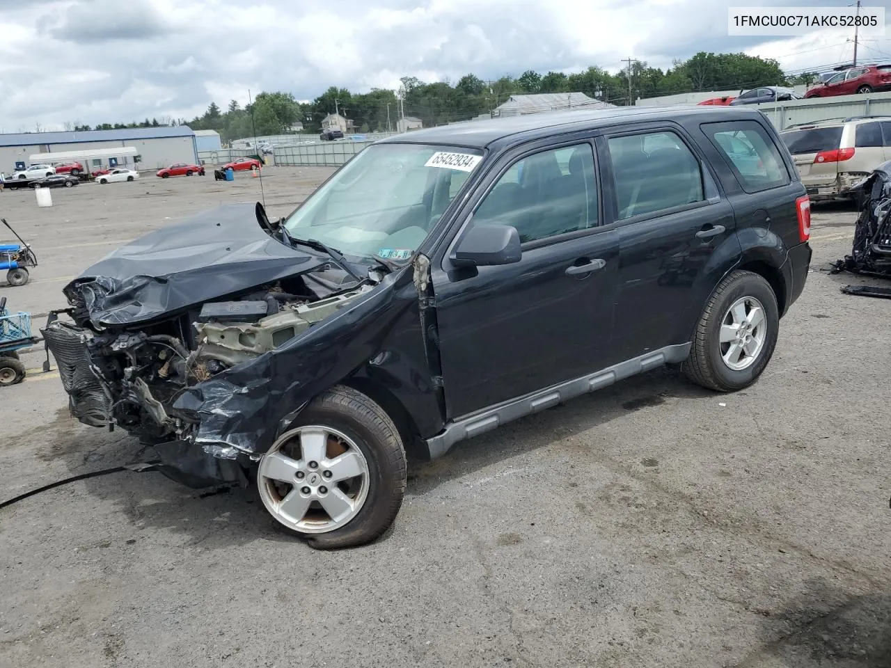 2010 Ford Escape Xls VIN: 1FMCU0C71AKC52805 Lot: 65452934