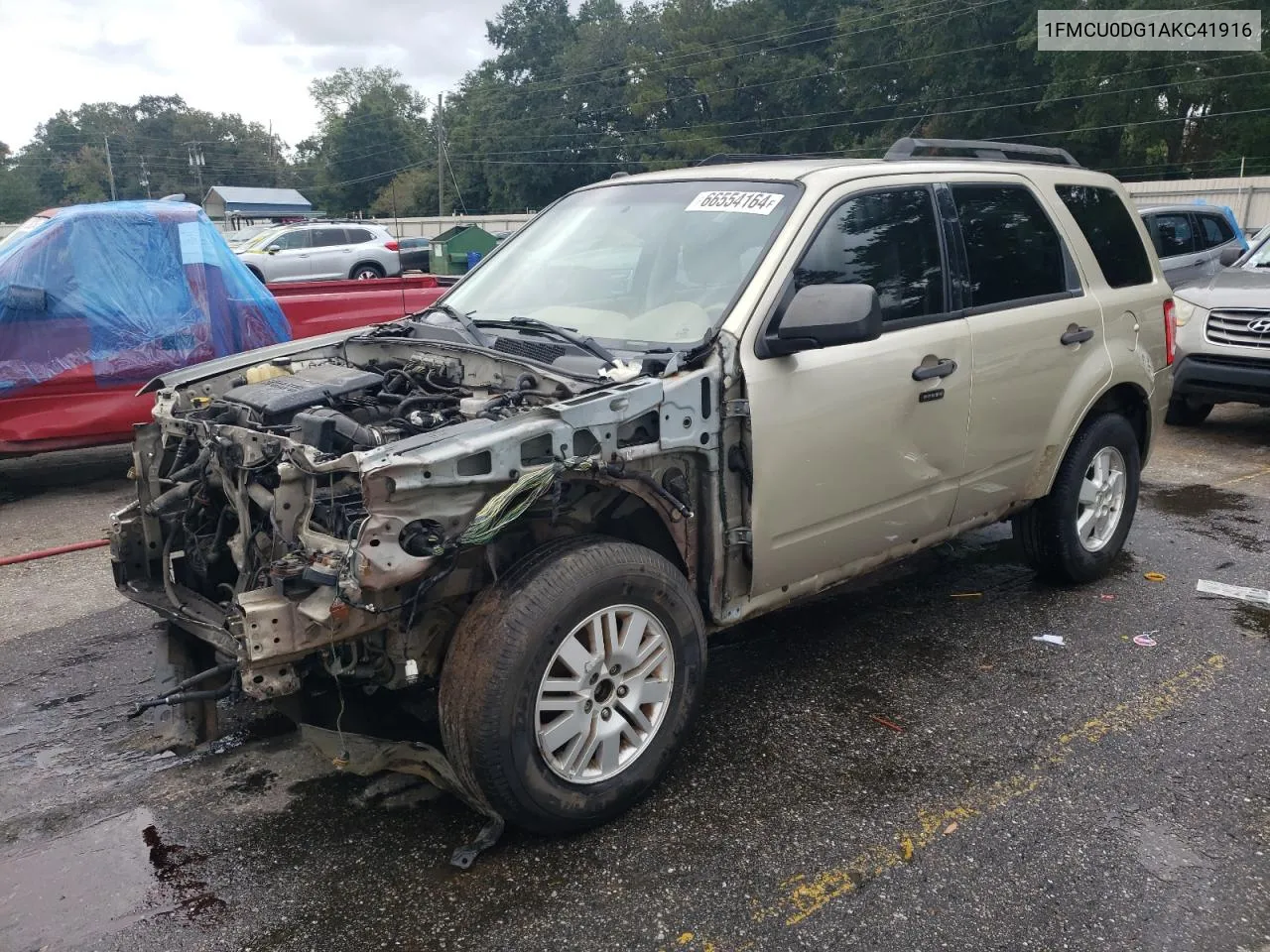 2010 Ford Escape Xlt VIN: 1FMCU0DG1AKC41916 Lot: 66554164