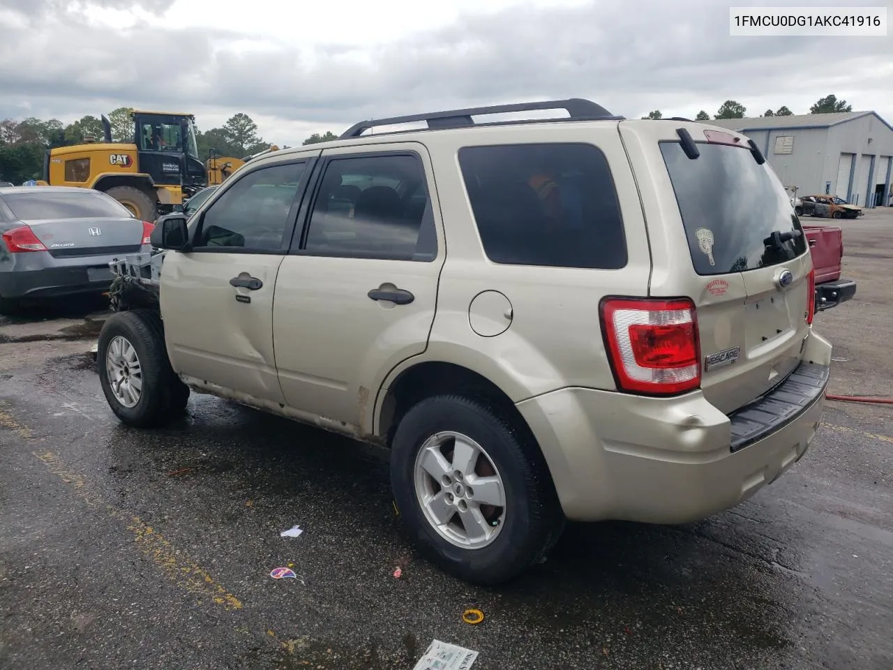 2010 Ford Escape Xlt VIN: 1FMCU0DG1AKC41916 Lot: 66554164