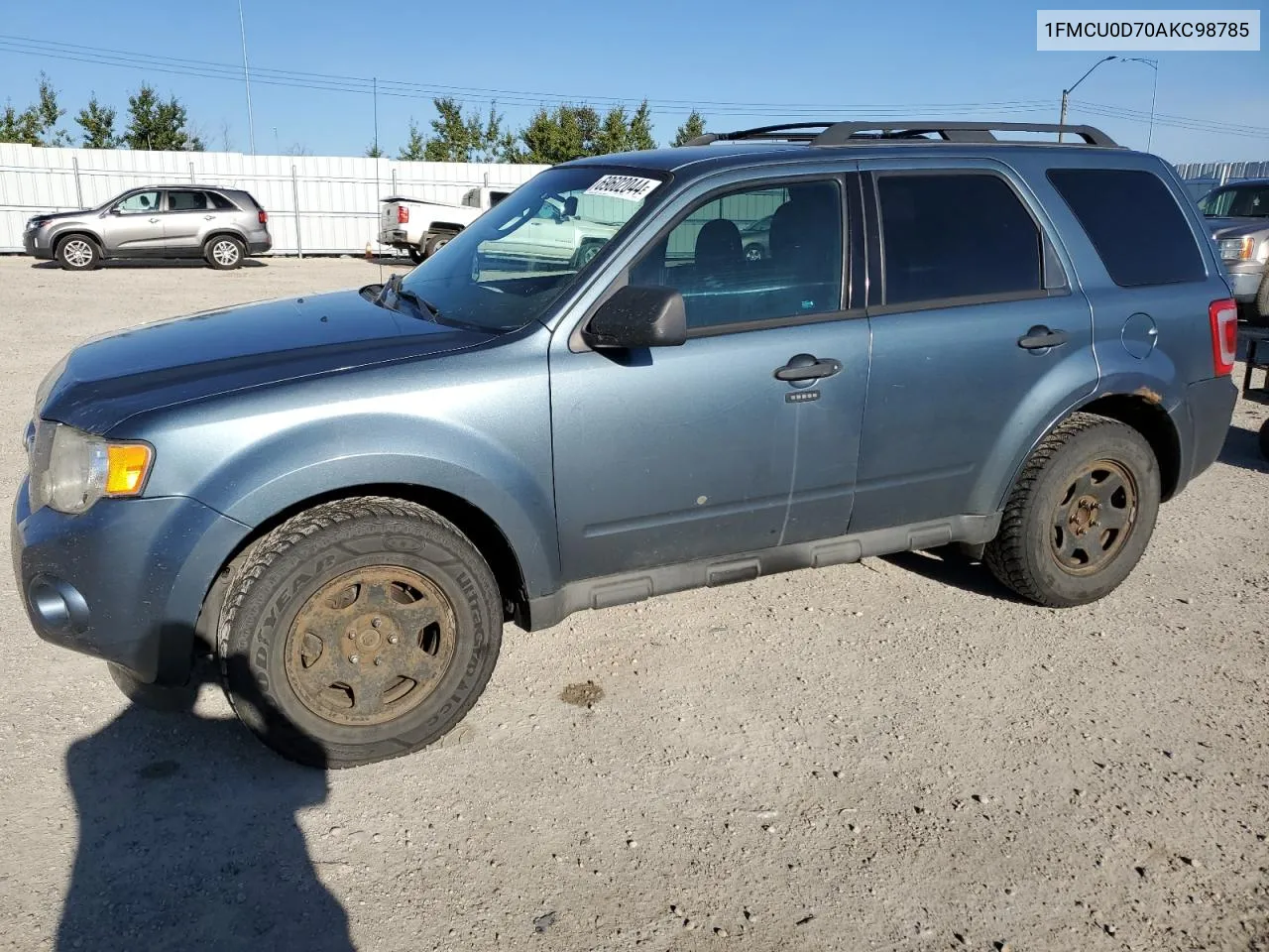 2010 Ford Escape Xlt VIN: 1FMCU0D70AKC98785 Lot: 69602044