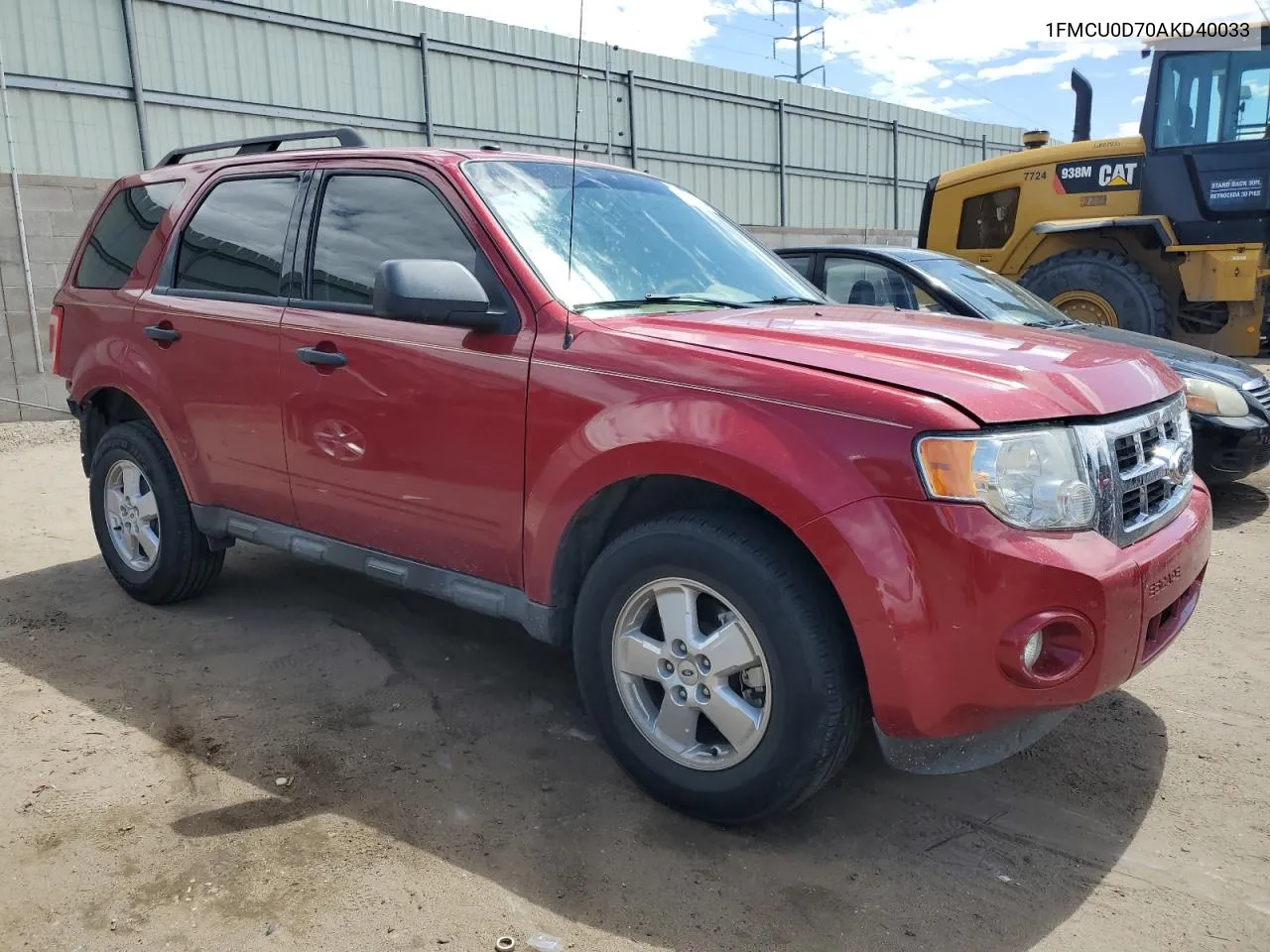 2010 Ford Escape Xlt VIN: 1FMCU0D70AKD40033 Lot: 69620034