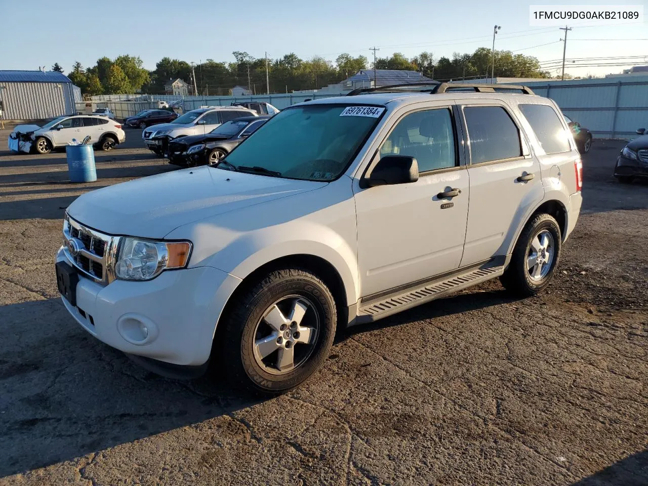 2010 Ford Escape Xlt VIN: 1FMCU9DG0AKB21089 Lot: 69761384