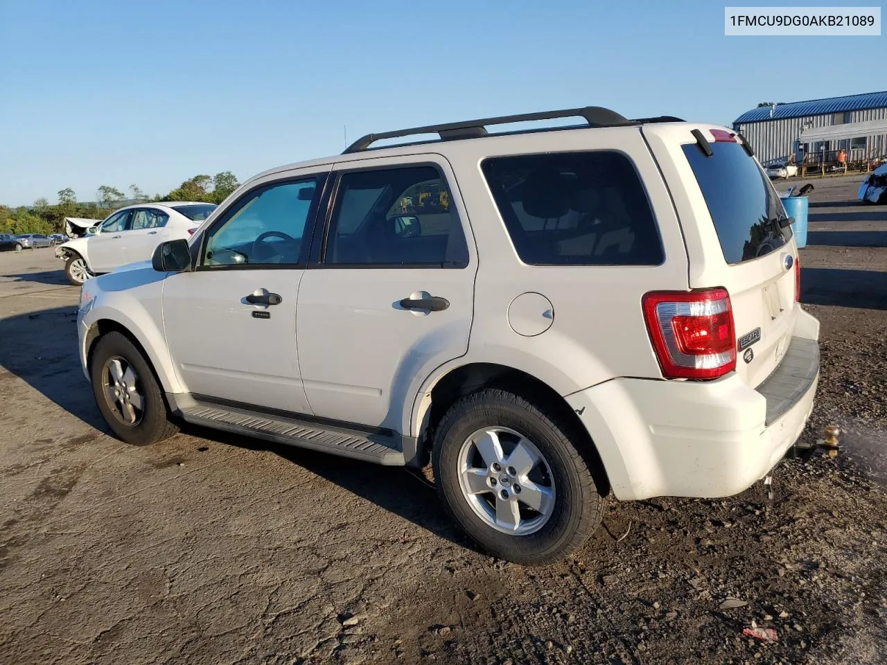 2010 Ford Escape Xlt VIN: 1FMCU9DG0AKB21089 Lot: 69761384