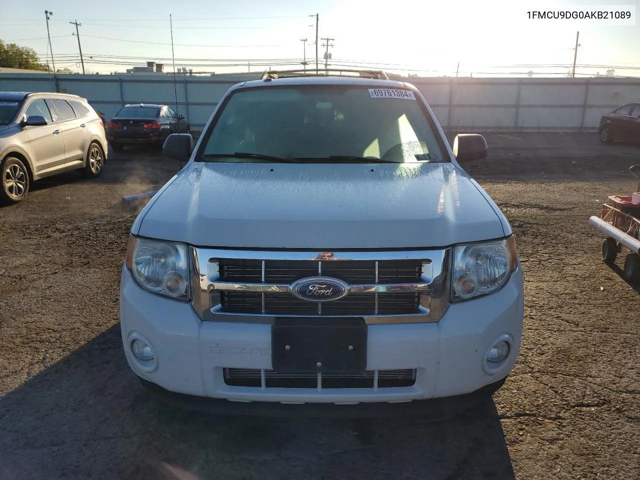 2010 Ford Escape Xlt VIN: 1FMCU9DG0AKB21089 Lot: 69761384