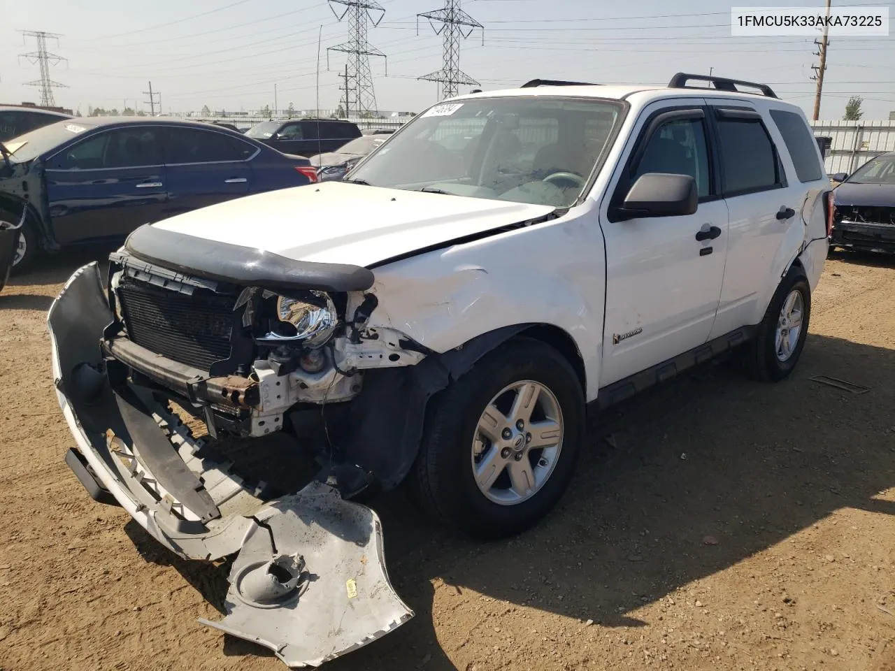 2010 Ford Escape Hybrid VIN: 1FMCU5K33AKA73225 Lot: 71046384