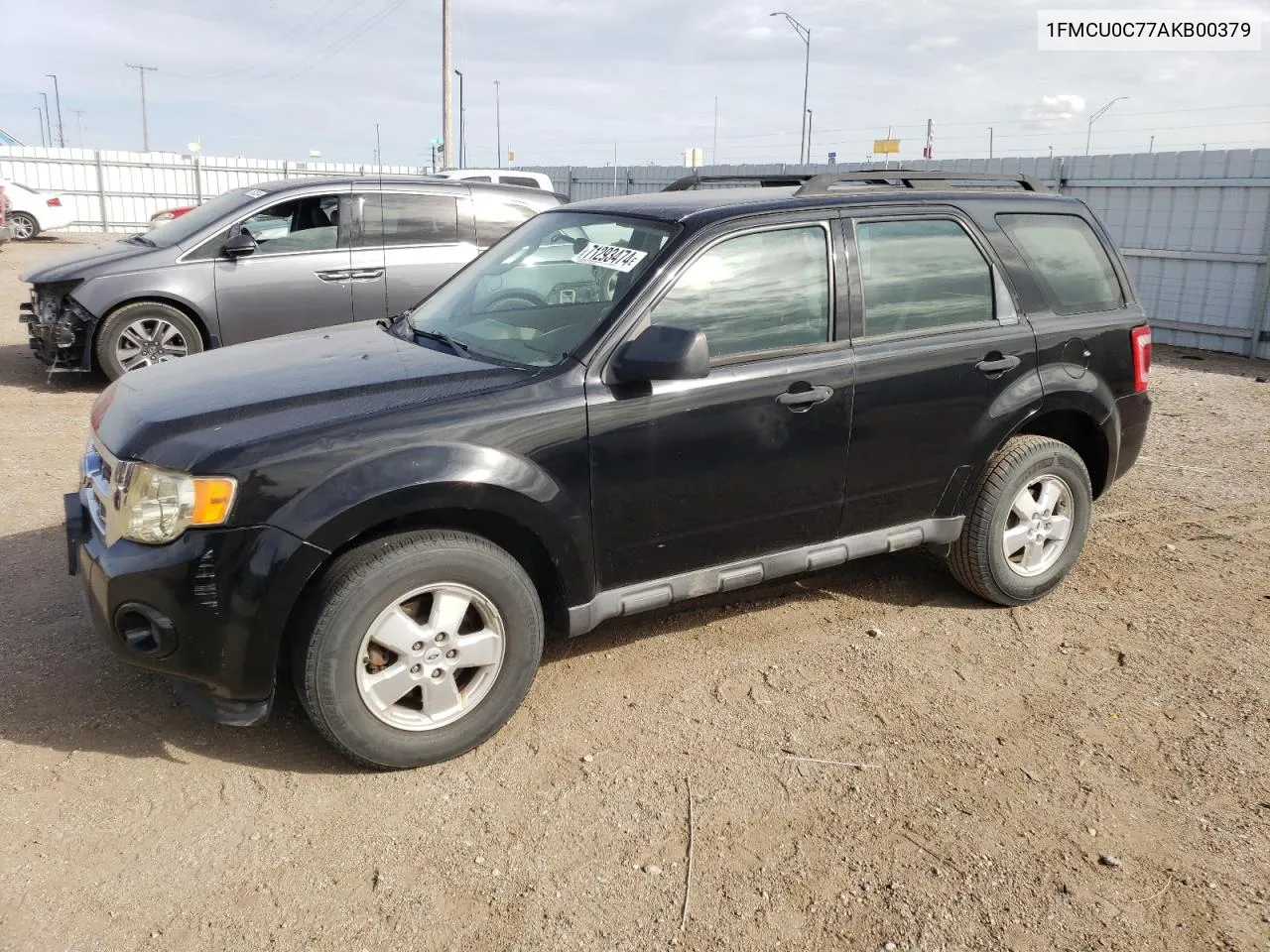 2010 Ford Escape Xls VIN: 1FMCU0C77AKB00379 Lot: 71293474