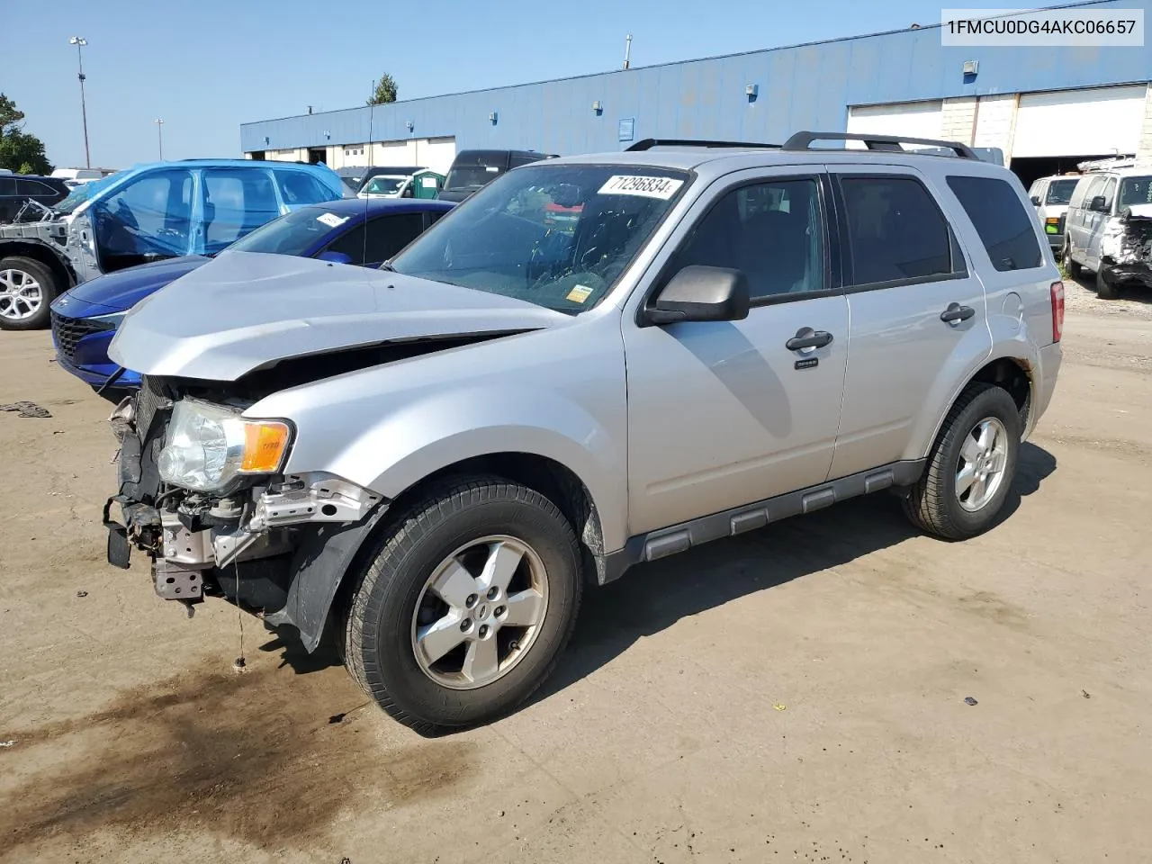 2010 Ford Escape Xlt VIN: 1FMCU0DG4AKC06657 Lot: 71296834