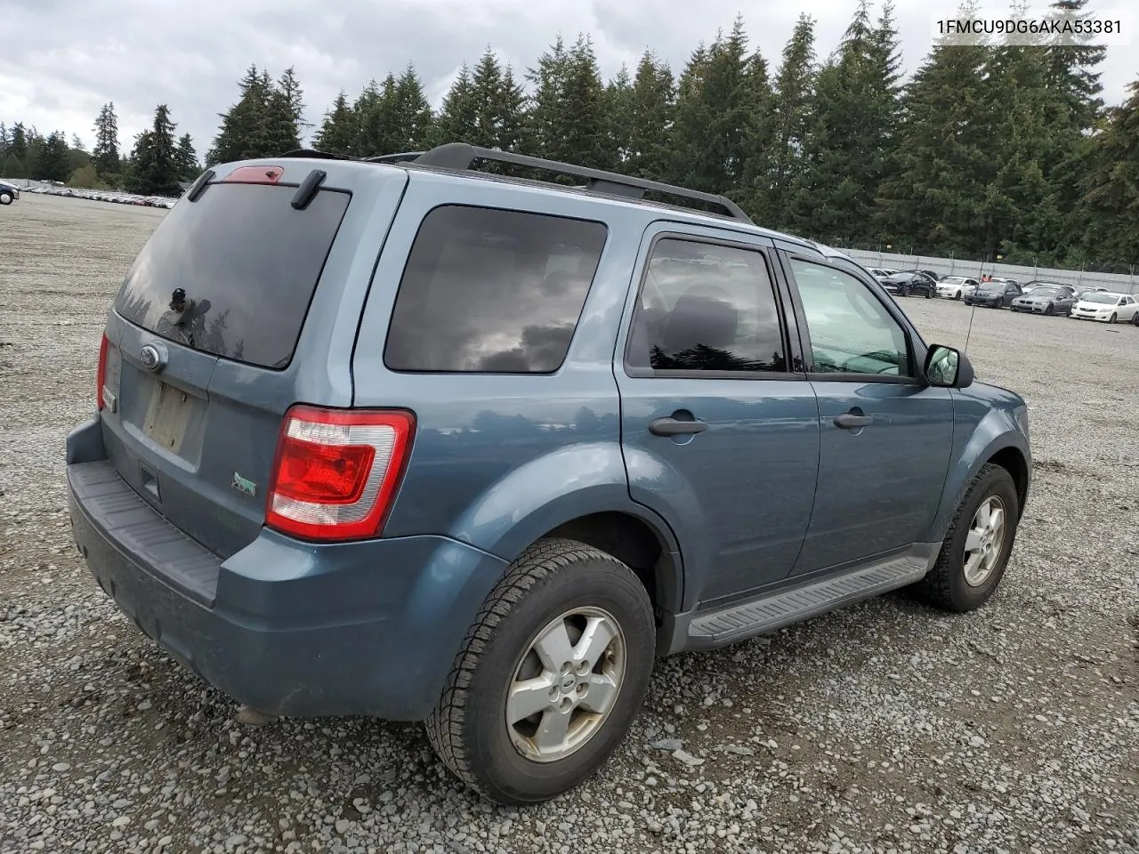 2010 Ford Escape Xlt VIN: 1FMCU9DG6AKA53381 Lot: 71328414