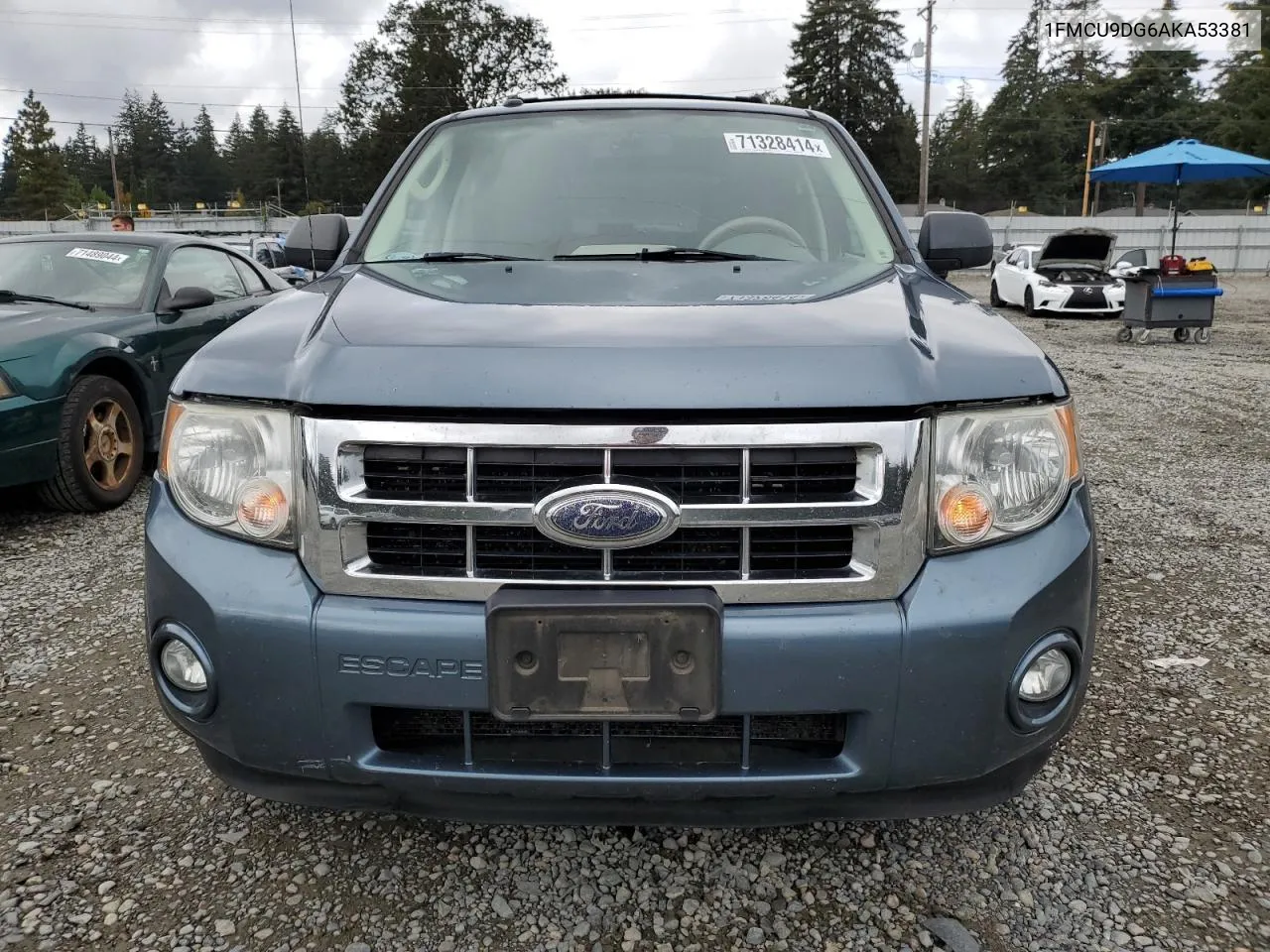 2010 Ford Escape Xlt VIN: 1FMCU9DG6AKA53381 Lot: 71328414