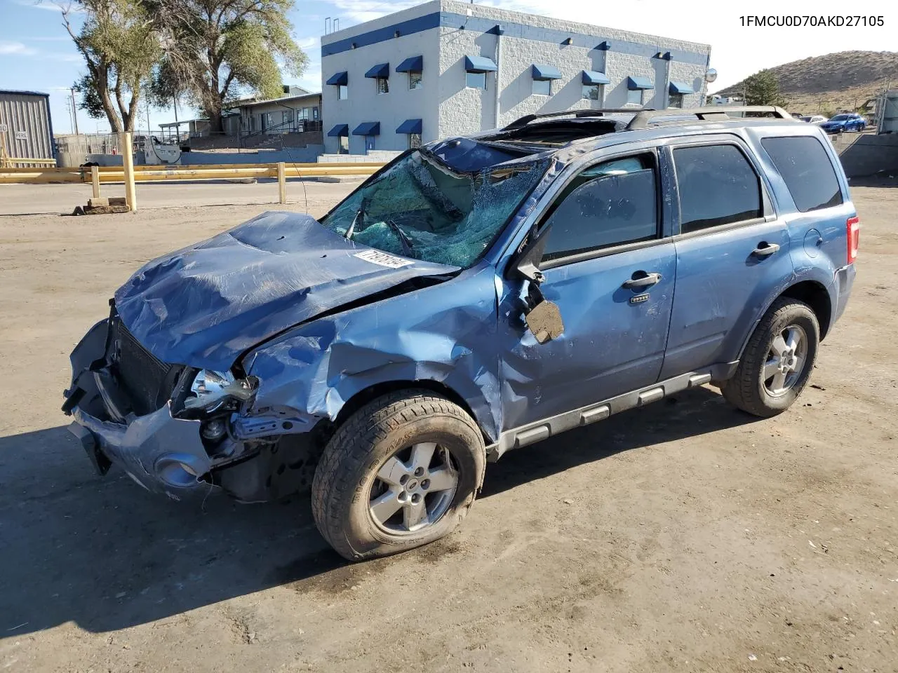 2010 Ford Escape Xlt VIN: 1FMCU0D70AKD27105 Lot: 71978194