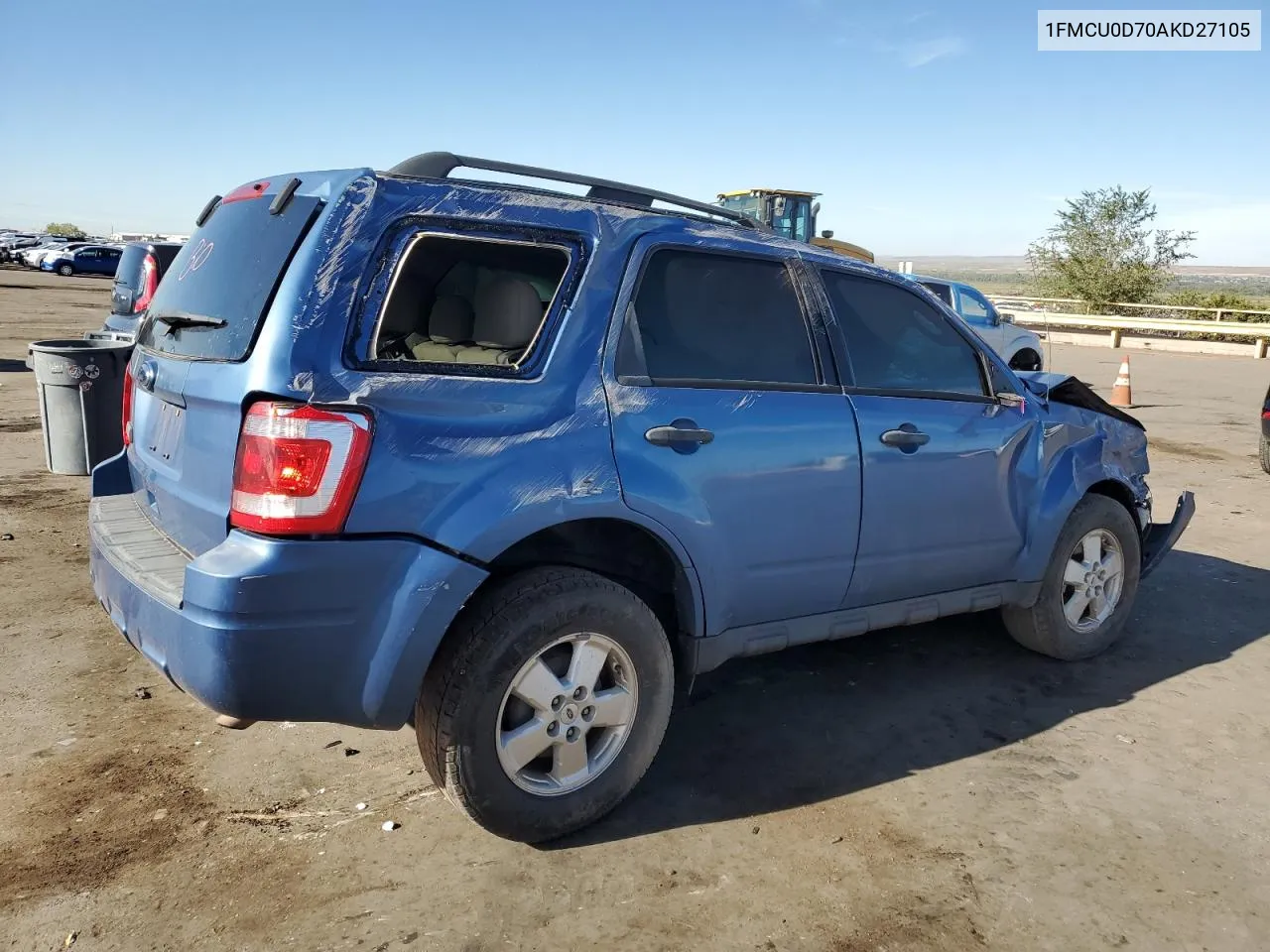 2010 Ford Escape Xlt VIN: 1FMCU0D70AKD27105 Lot: 71978194