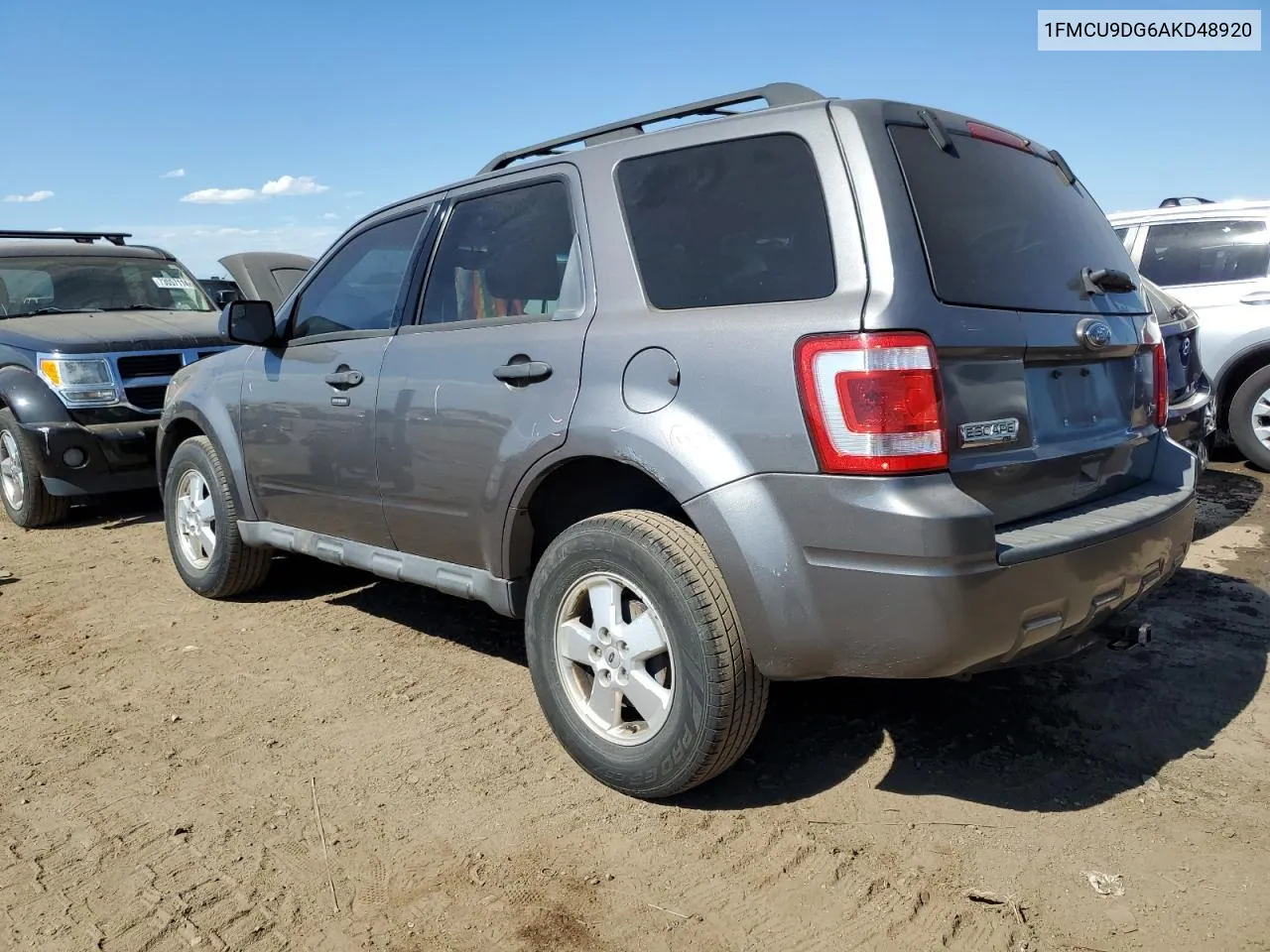 2010 Ford Escape Xlt VIN: 1FMCU9DG6AKD48920 Lot: 72470804