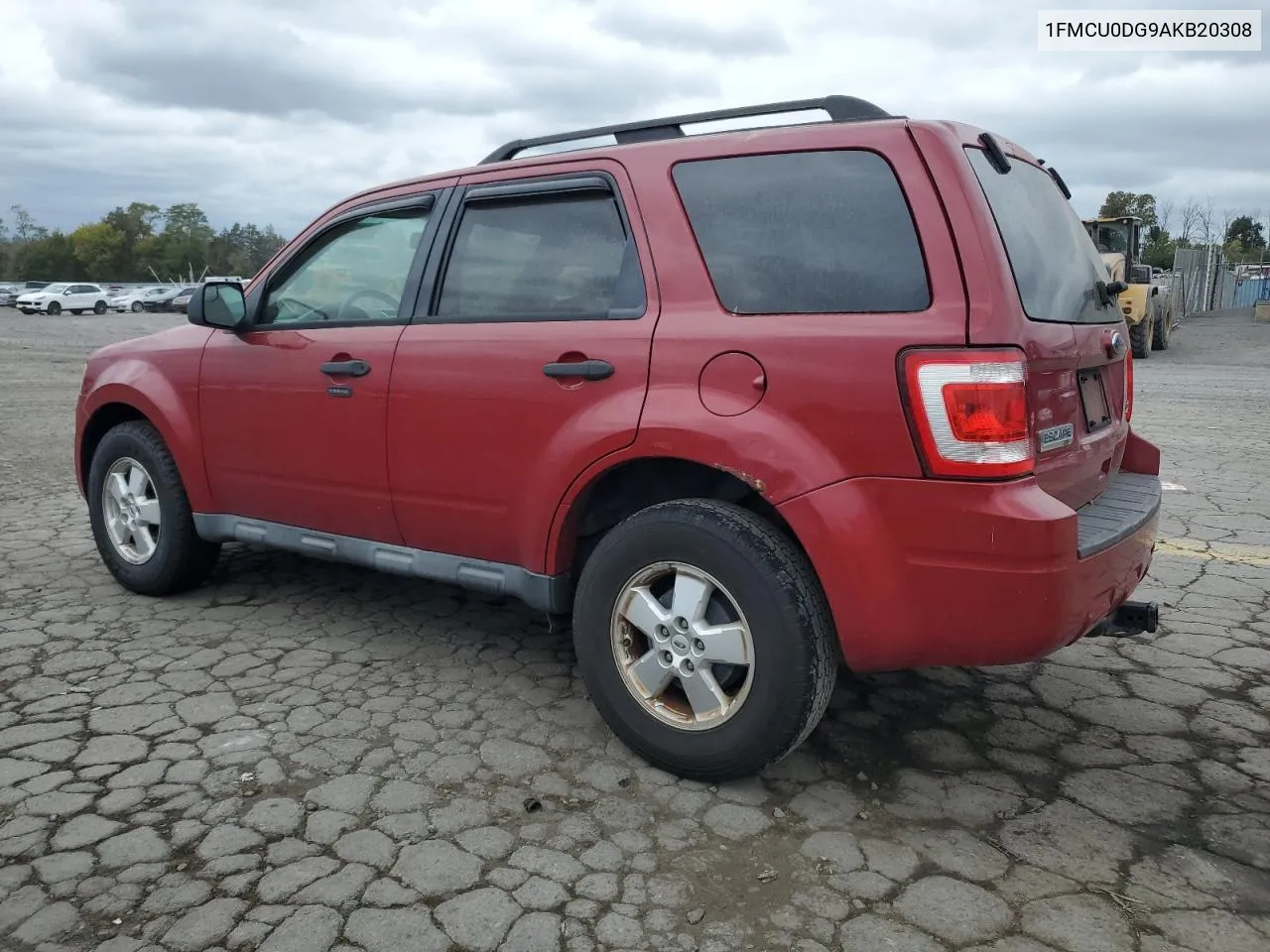 2010 Ford Escape Xlt VIN: 1FMCU0DG9AKB20308 Lot: 72725544