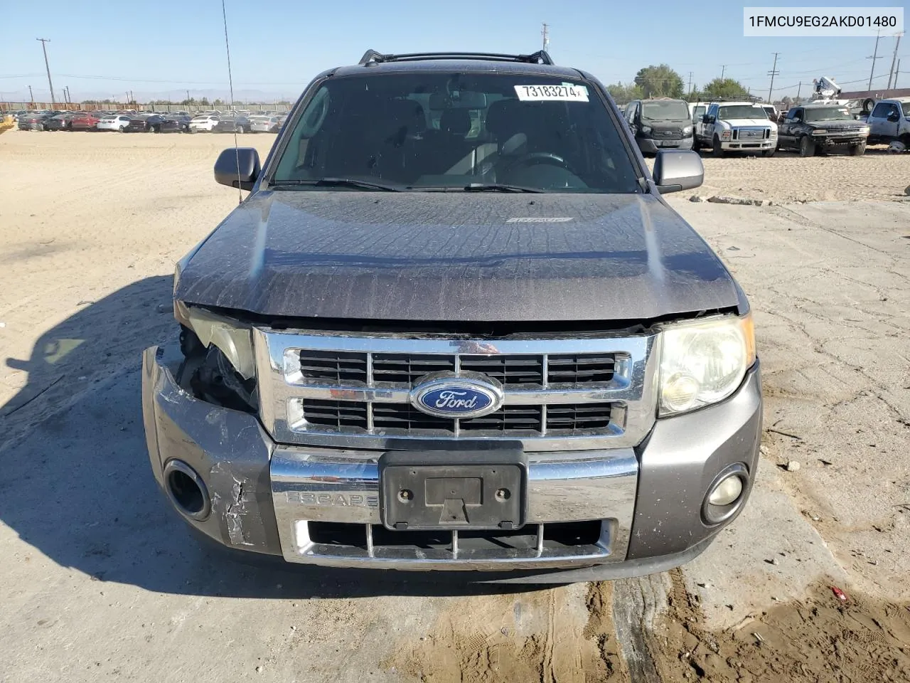 2010 Ford Escape Limited VIN: 1FMCU9EG2AKD01480 Lot: 73183274