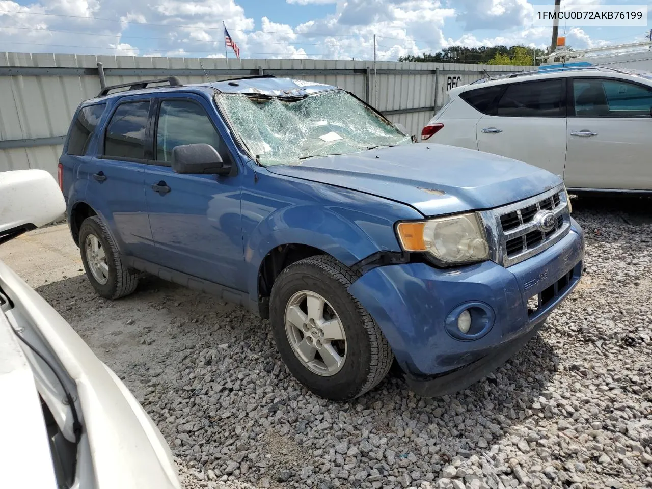 2010 Ford Escape Xlt VIN: 1FMCU0D72AKB76199 Lot: 73765664