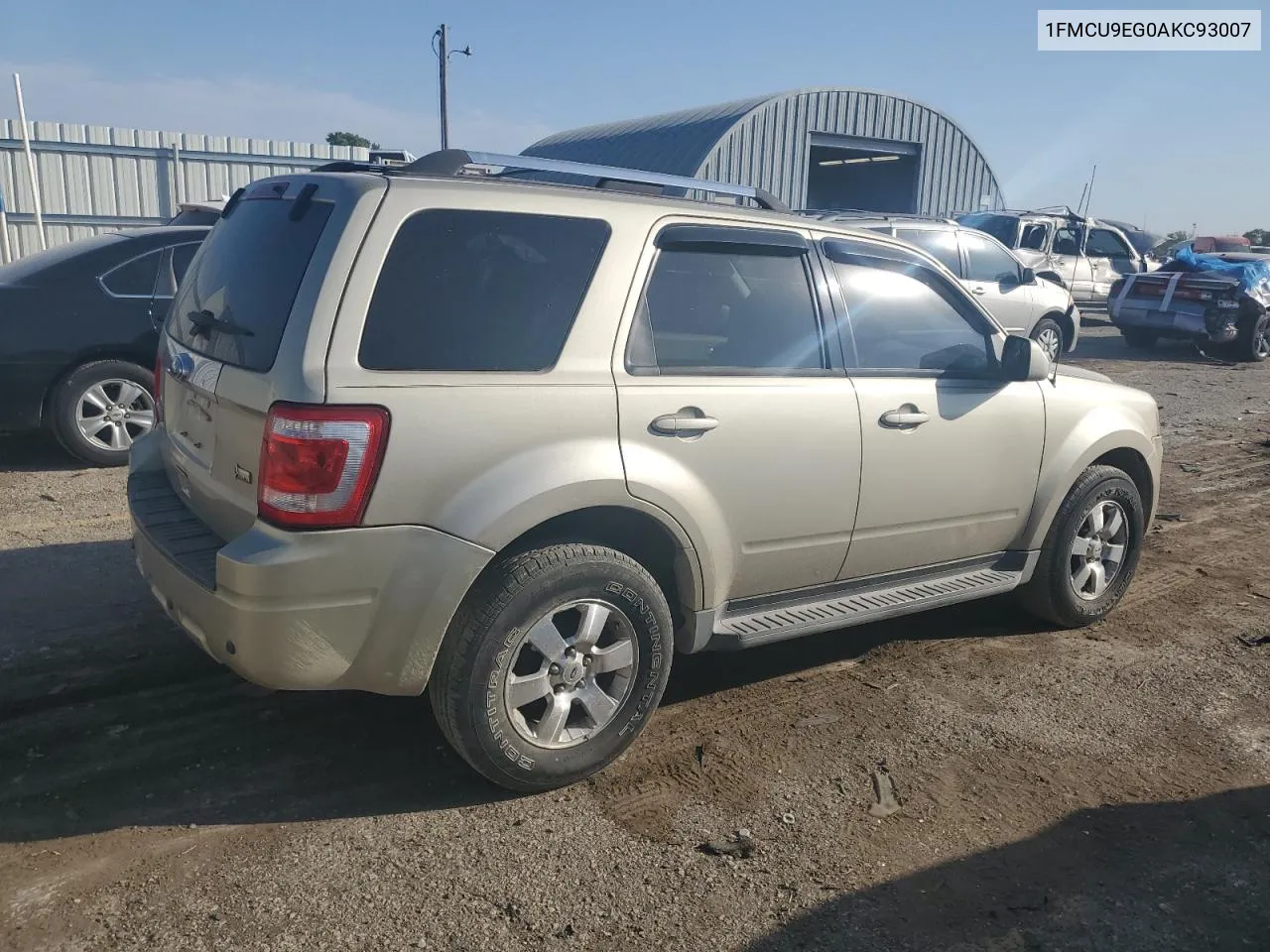 1FMCU9EG0AKC93007 2010 Ford Escape Limited